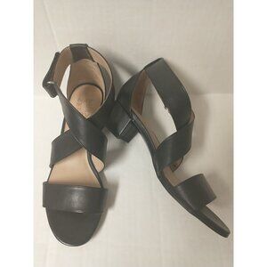 Naturalizer Shoes Black 1 1/2" Heel Sandal Shoes Size 7M (PL1)